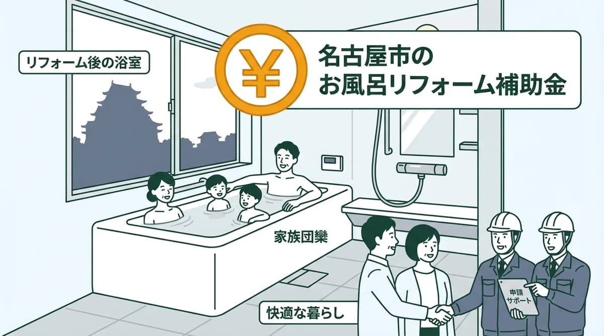 【愛知県名古屋市】浴室補助金まとめ|2026年版完全ガイド