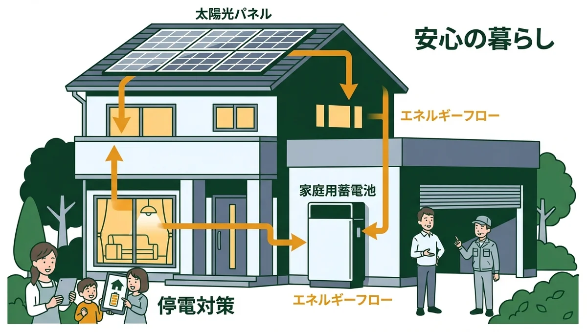 蓄電池は停電対策になる?災害時の活用方法と選び方