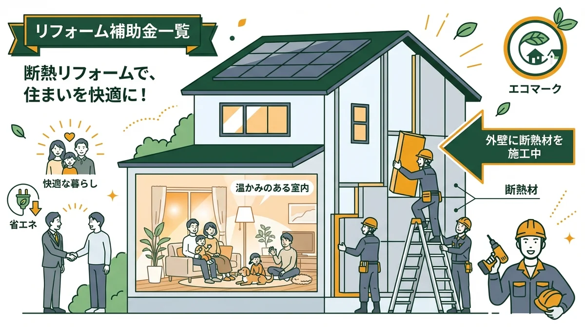 【福島県福島市】リフォーム補助金まとめ|2026年版完全ガイド