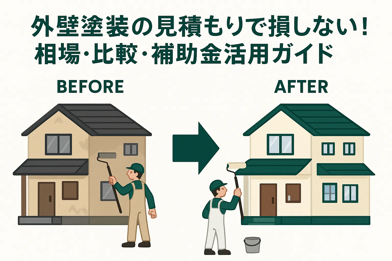 外壁塗装の見積もりで損しない!相場・比較・補助金活用ガイド