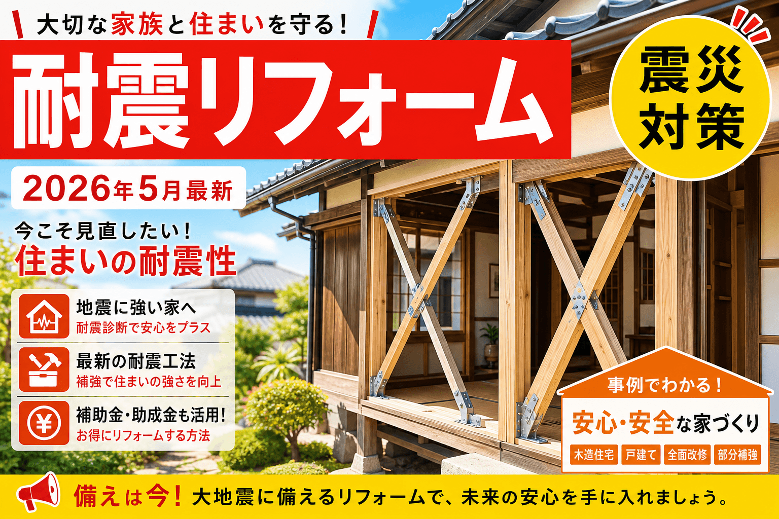 【岐阜県関市】建築物等耐震化促進|上限349万円の対象と申請