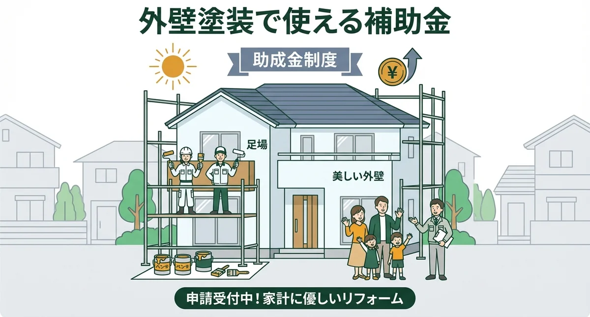 【東京都】外壁塗装で使える補助金まとめ|2026年版完全ガイド