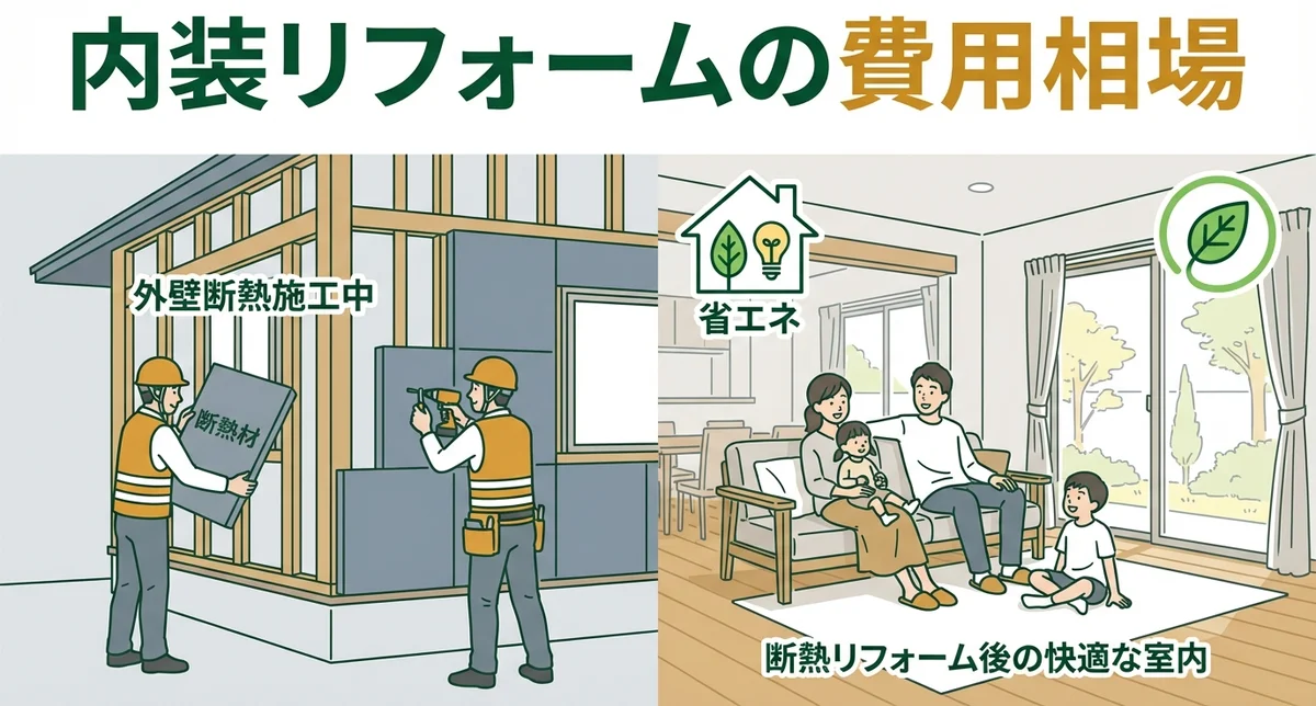 内装リフォームの費用相場|壁紙・床・照明の補助金活用術