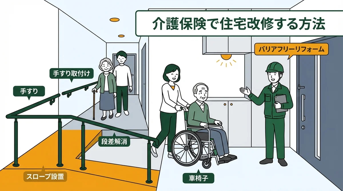 介護保険で住宅改修する方法|申請手順と補助金を徹底解説