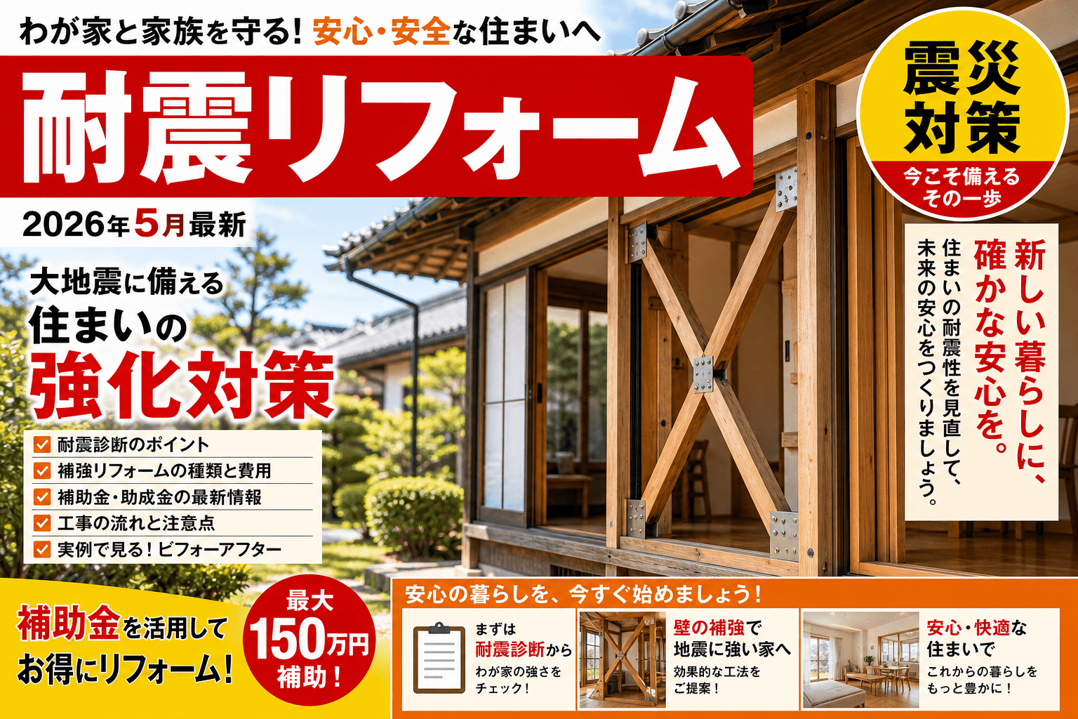 【鹿児島県】耐震改修補助金は最大80万円|2026年版完全ガイド