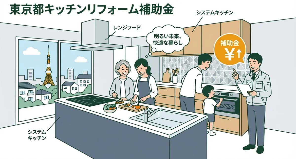 【東京都】キッチンリフォーム補助金まとめ|2026年版完全ガイド