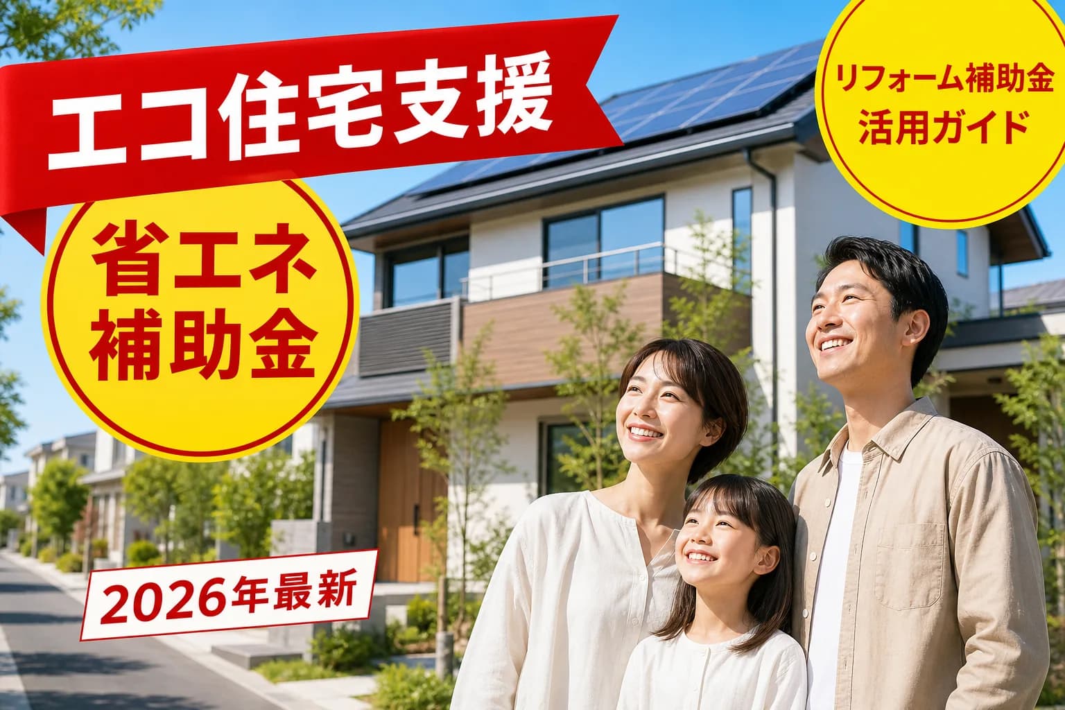 みらいエコ住宅2026事業、リフォームの交付申請が6/30受付開始|最大100万円・予算300億円