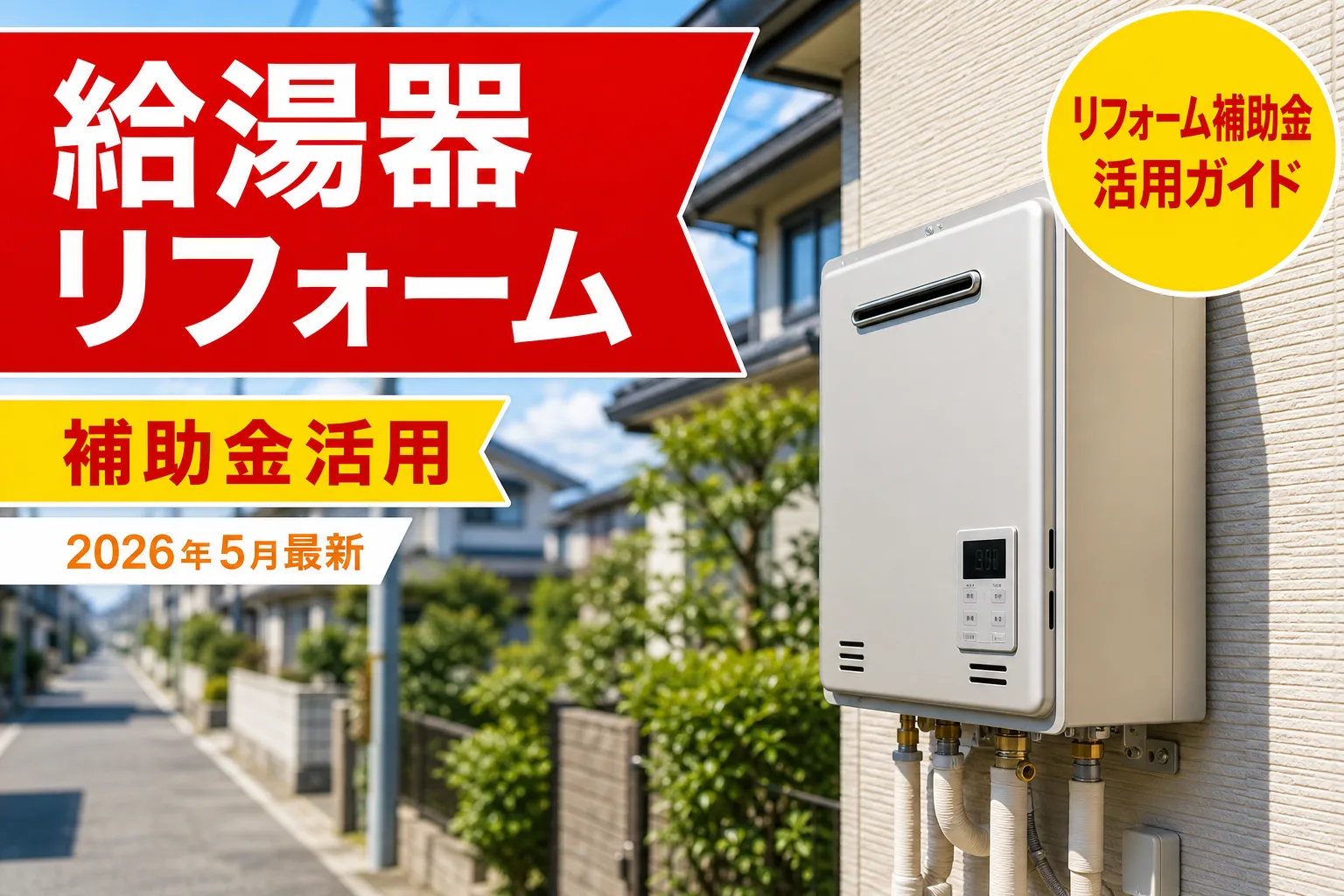 給湯省エネ2026事業がスタート:高効率給湯器の補助金制度の詳細