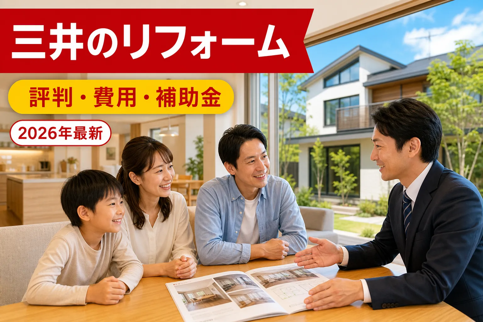 三井のリフォーム評判・費用は?口コミと2026補助金まで解説
