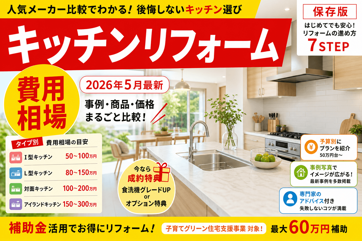 水回りリフォームの費用相場と補助金【2026年最新】