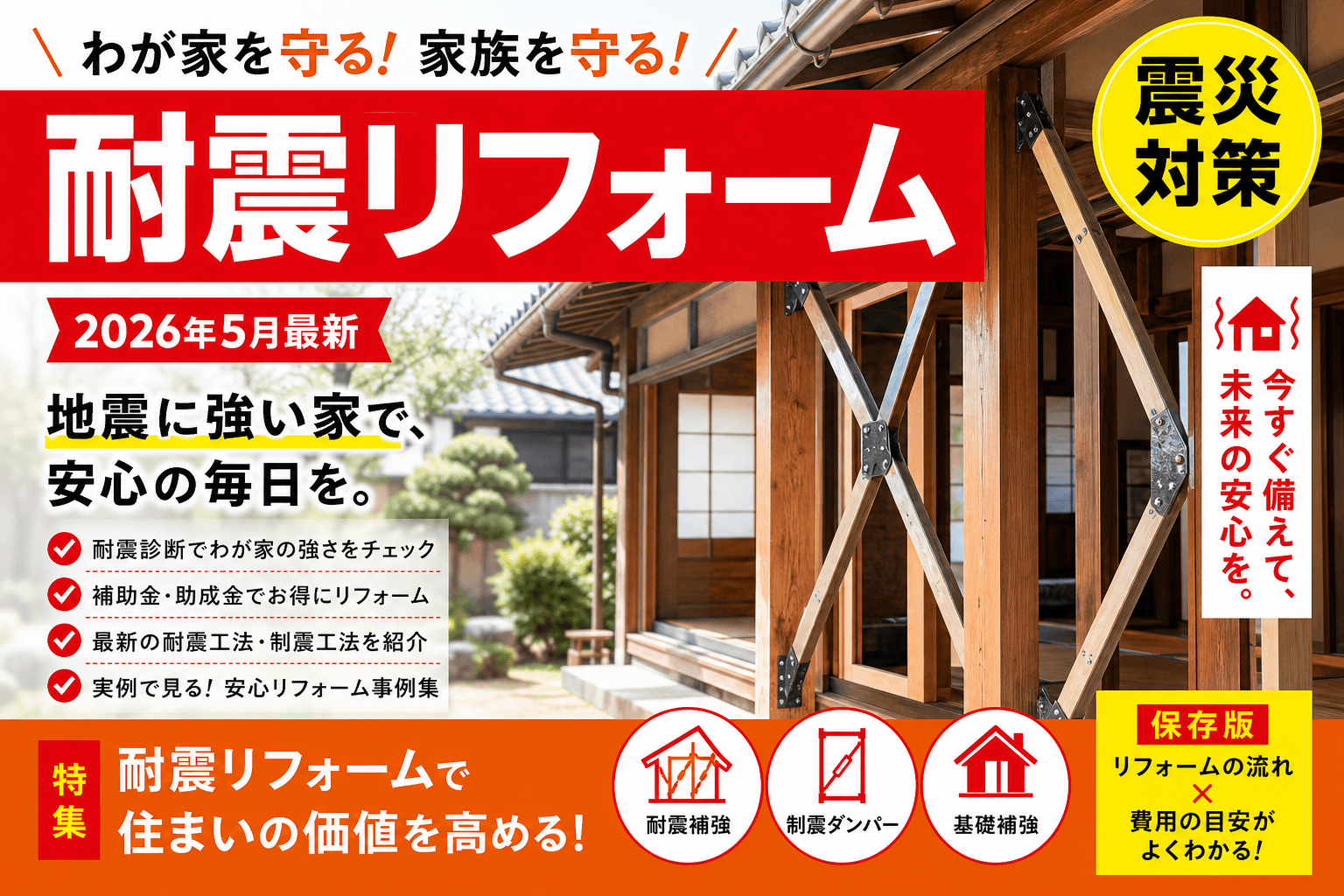 【中野区】木造住宅建替え等助成|上限400万円の対象と申請