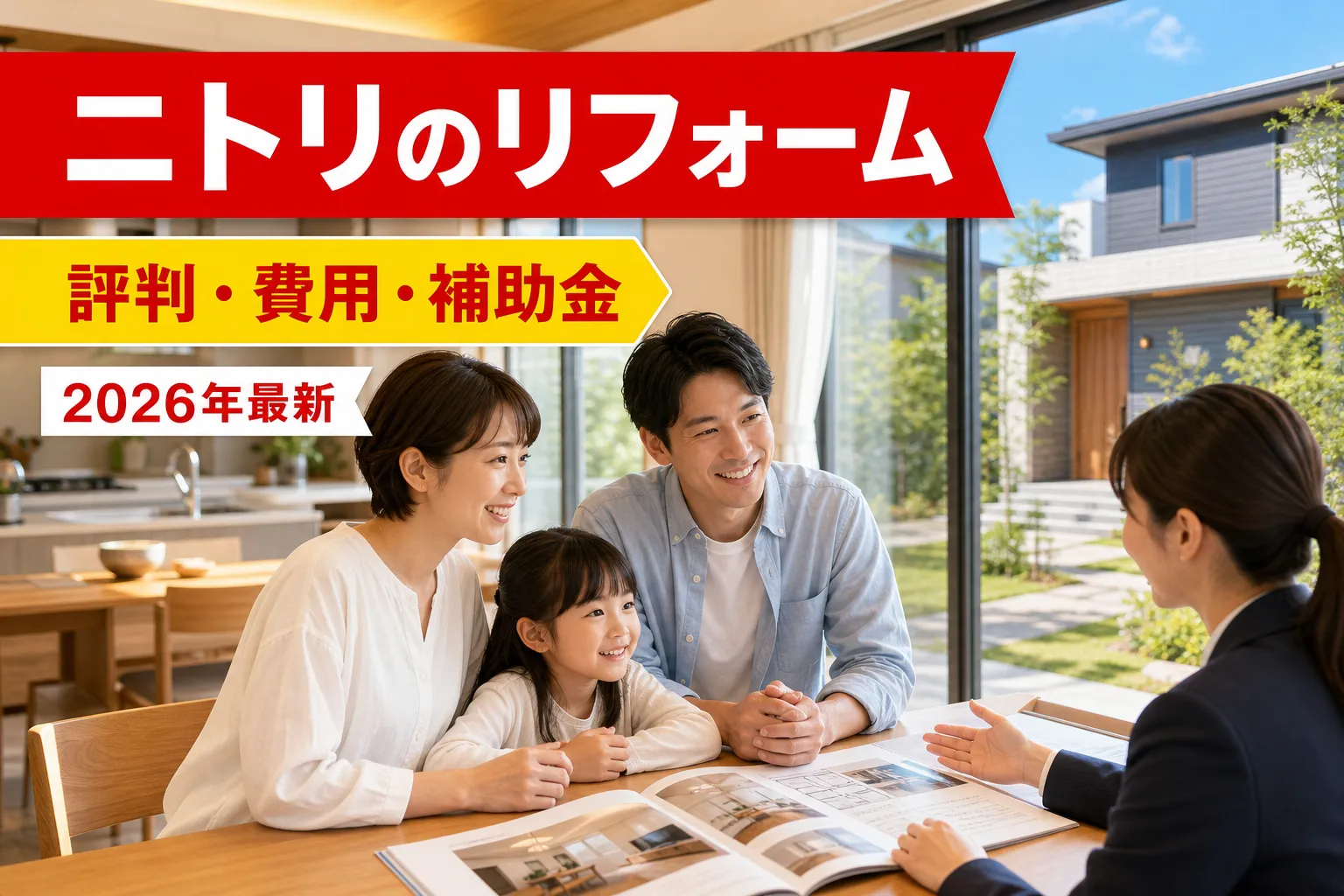 ニトリのリフォーム評判は?費用相場と補助金2026・口コミ徹底解説