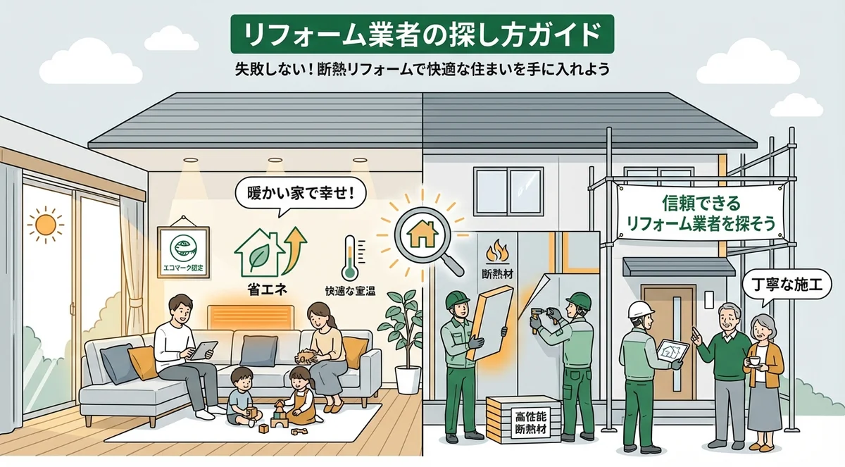 リフォーム業者の探し方ガイド|補助金対応の優良業者を見つける5つのコツ