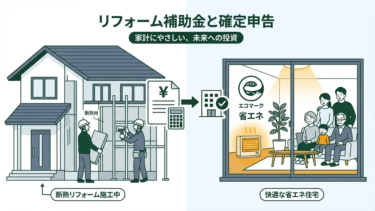 リフォーム減税で最大25万円戻る|2026年確定申告の全手順と補助金併用