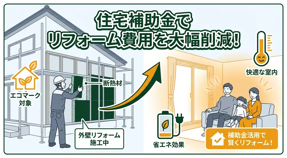 住宅補助金でリフォーム費用を大幅削減|2026年最新制度まとめ