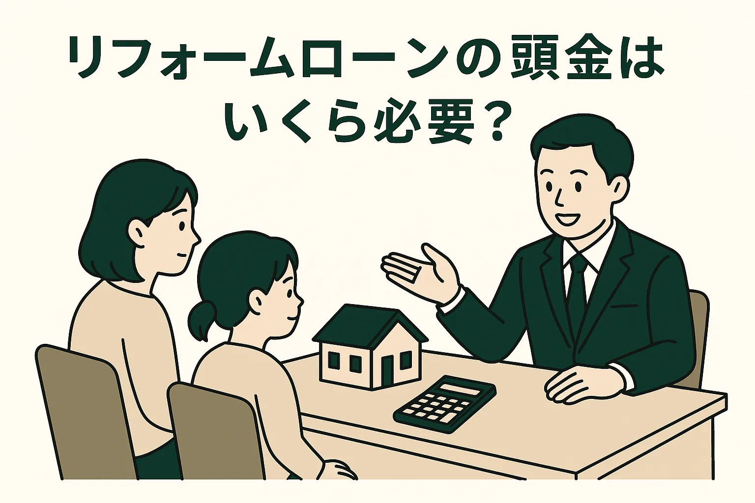 リフォームローンの頭金はいくら必要?|0円からでも可能?
