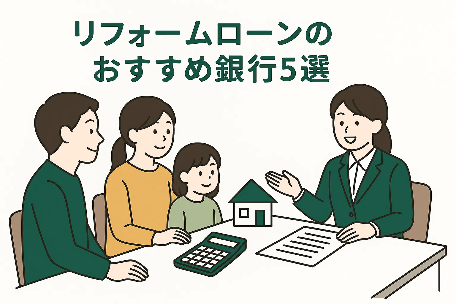 リフォームローンのおすすめ銀行5選|金利・手数料・審査を比較