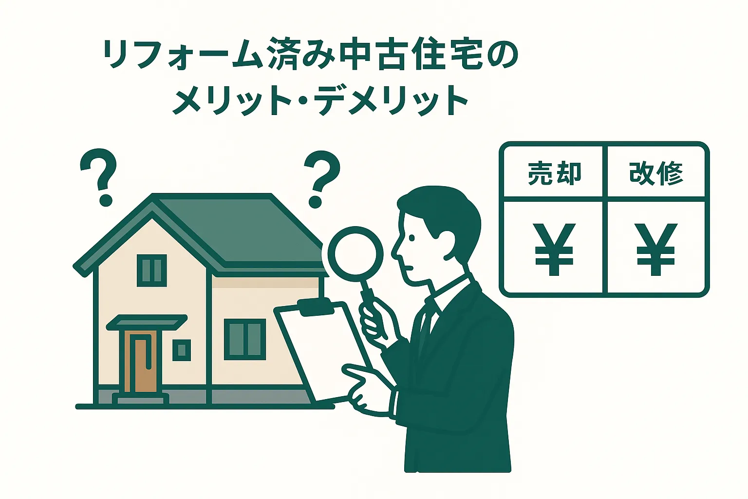 リフォーム済み中古住宅のメリット・デメリット