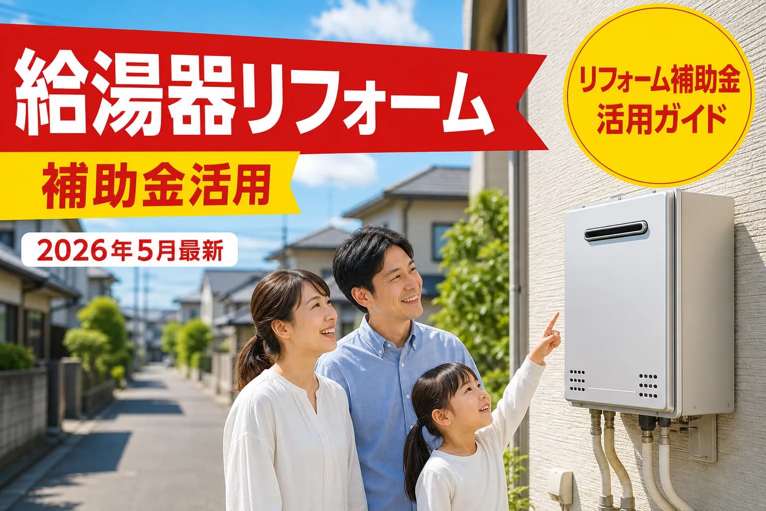 リンナイ エコジョーズ|排熱を再利用する高効率ガス給湯器、選び方と2026年補助金の注意点