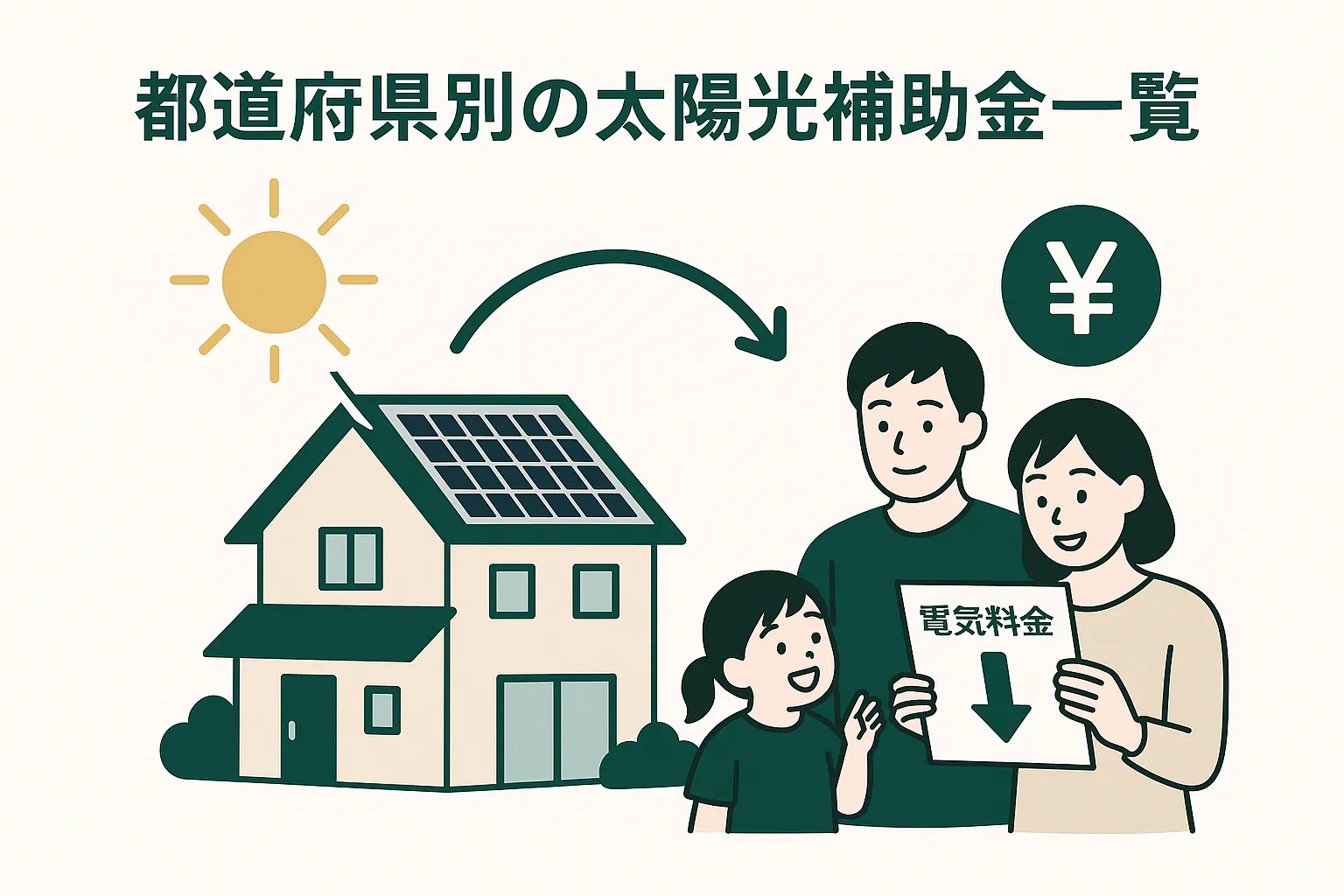 都道府県別の太陽光補助金一覧|2026年版