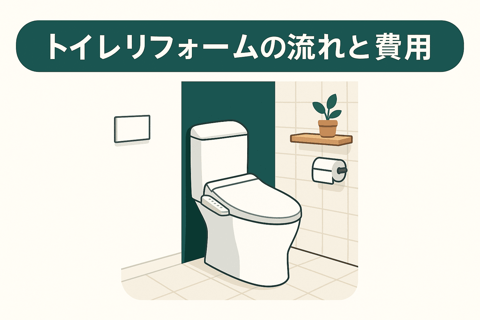 トイレリフォームの流れと費用|補助金で最大100万円安くなる方法
