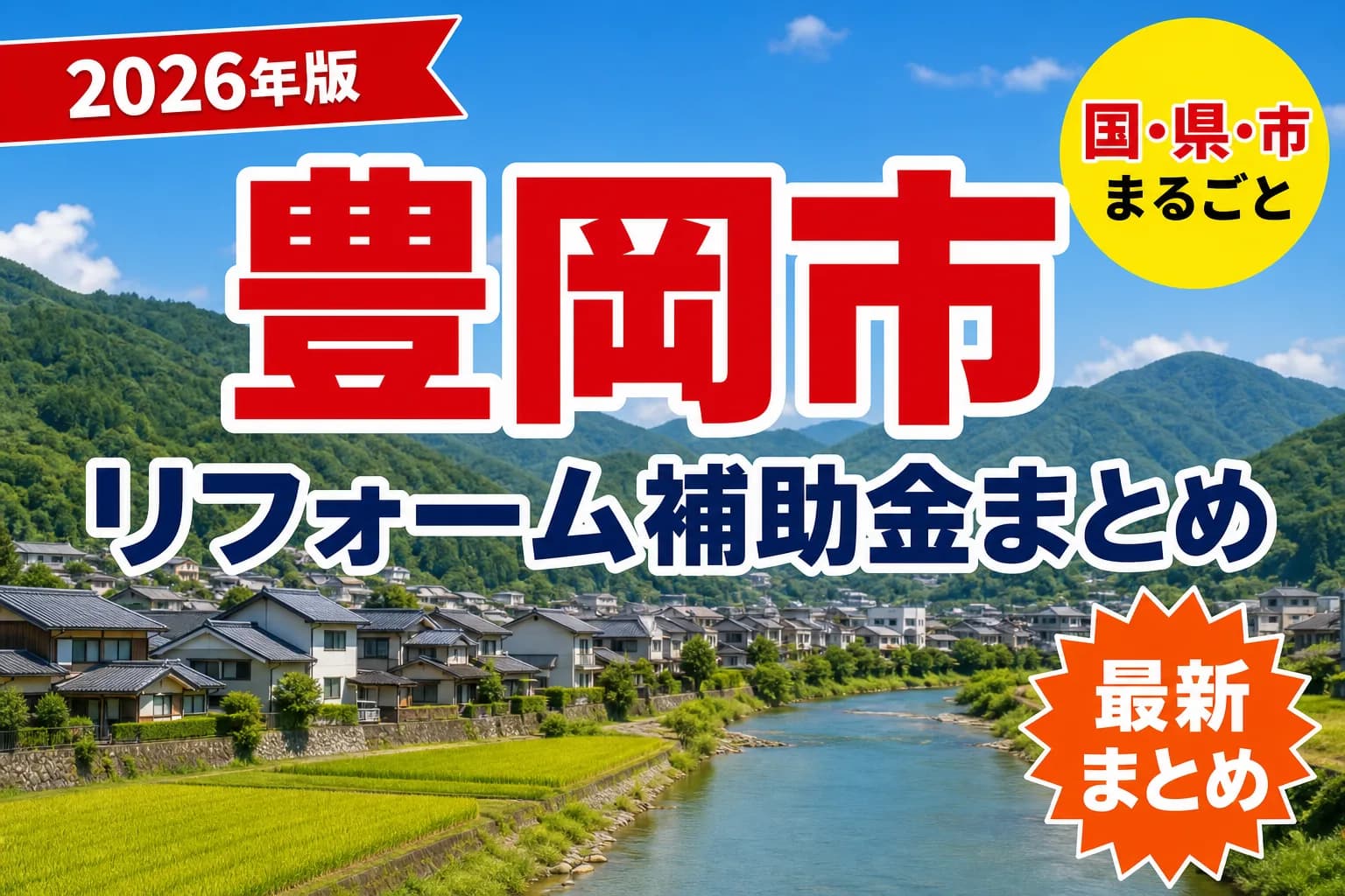 【豊岡市】リフォーム補助金まとめ2026|使える制度17件と申請方法