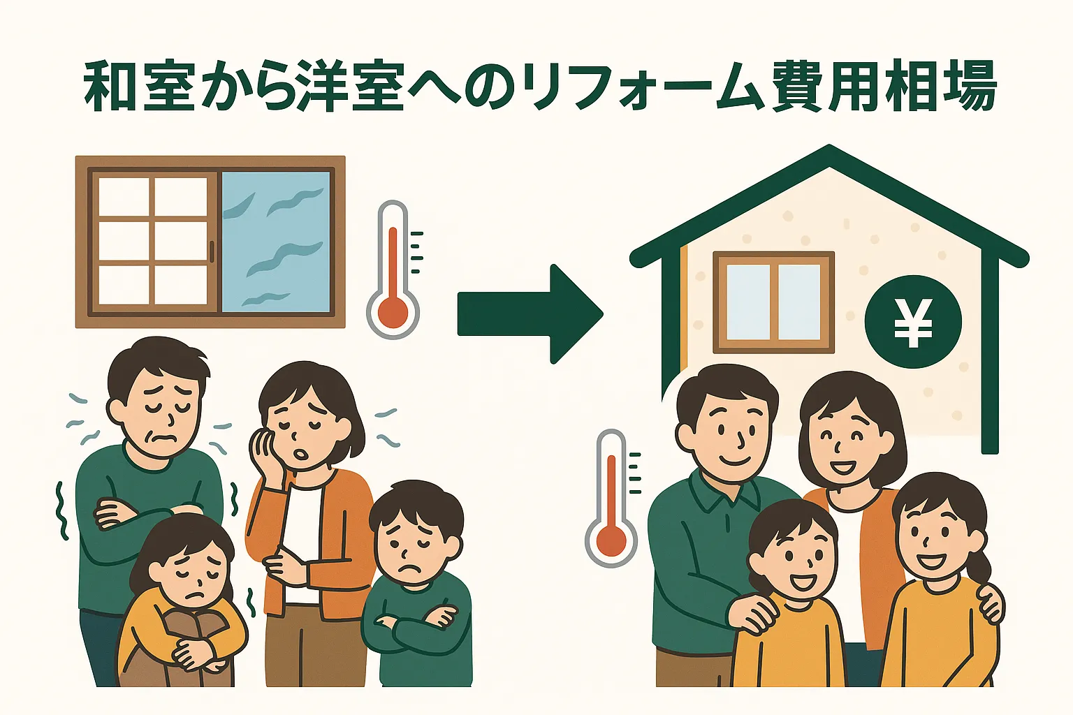和室から洋室へのリフォーム費用相場|補助金で賢く節約する方法
