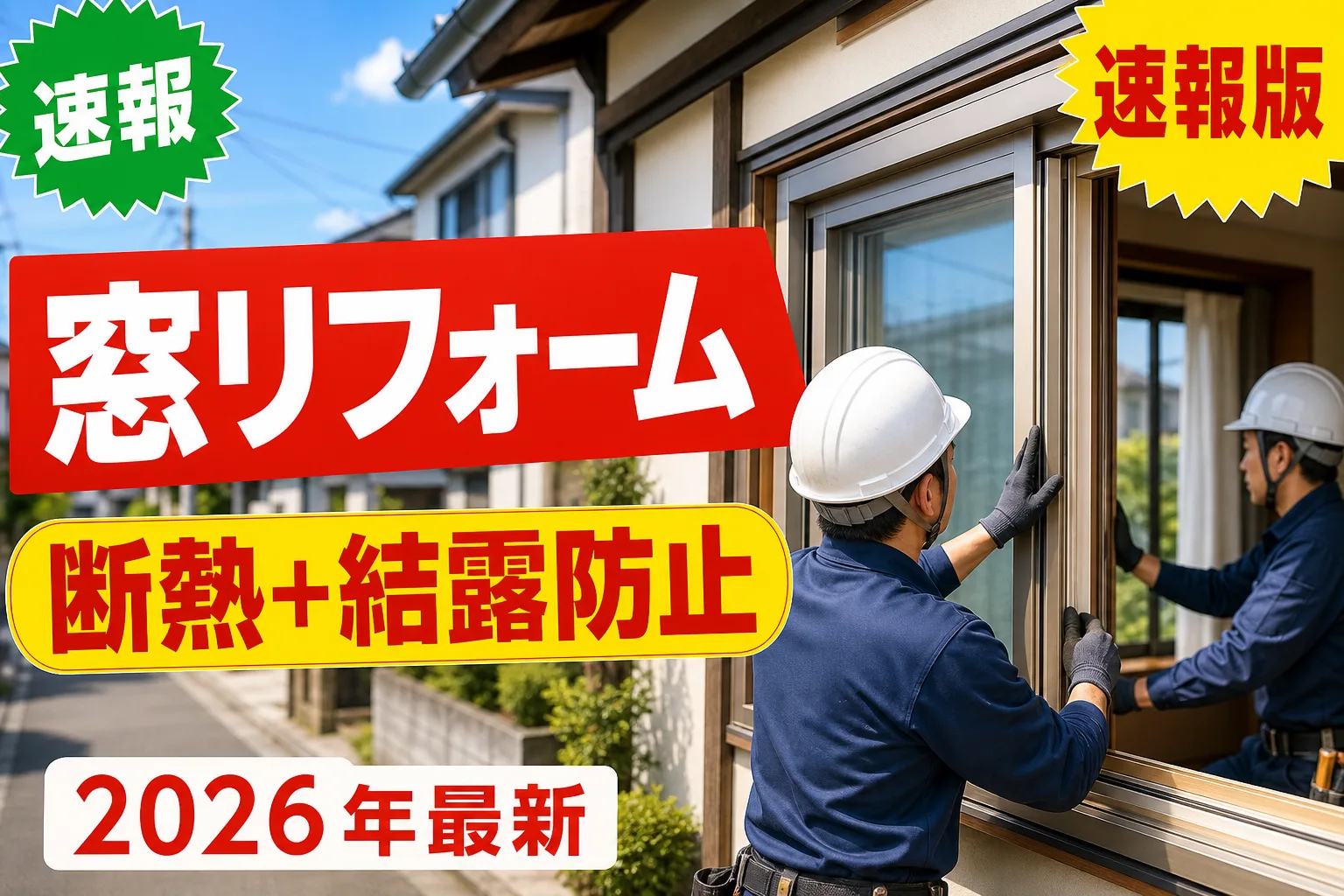 【速報】先進的窓リノベ