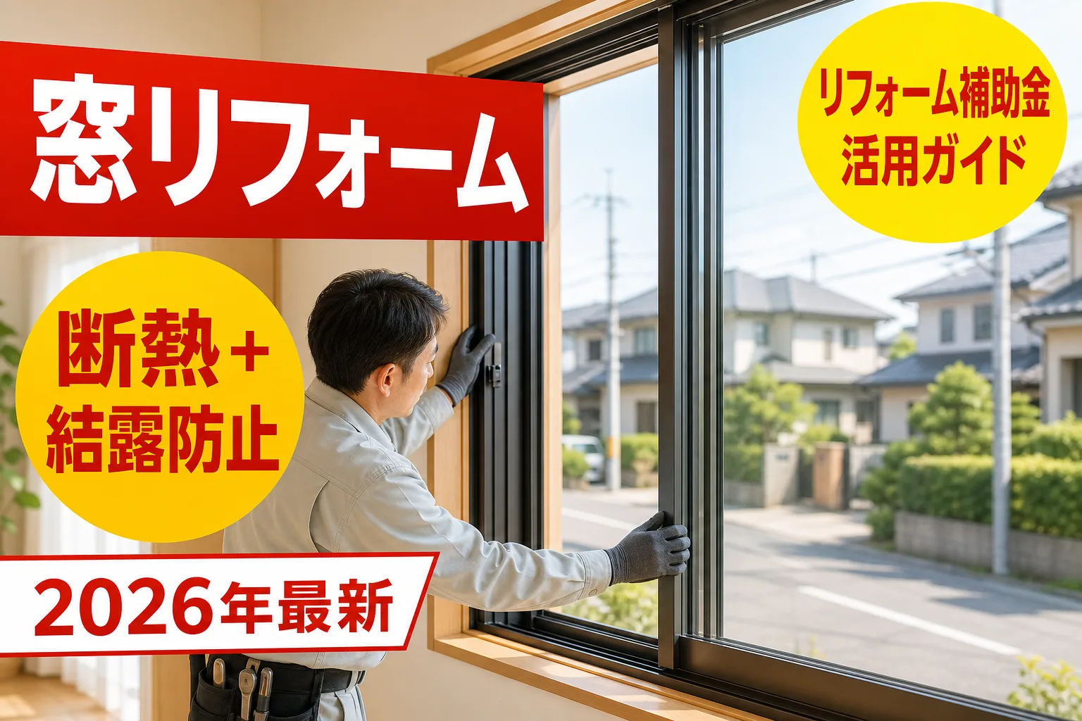 先進的窓リノベ2026事業|非住宅リフォームの交付申請受付が開始・補助上限は1戸あたり最大100万円の見込み