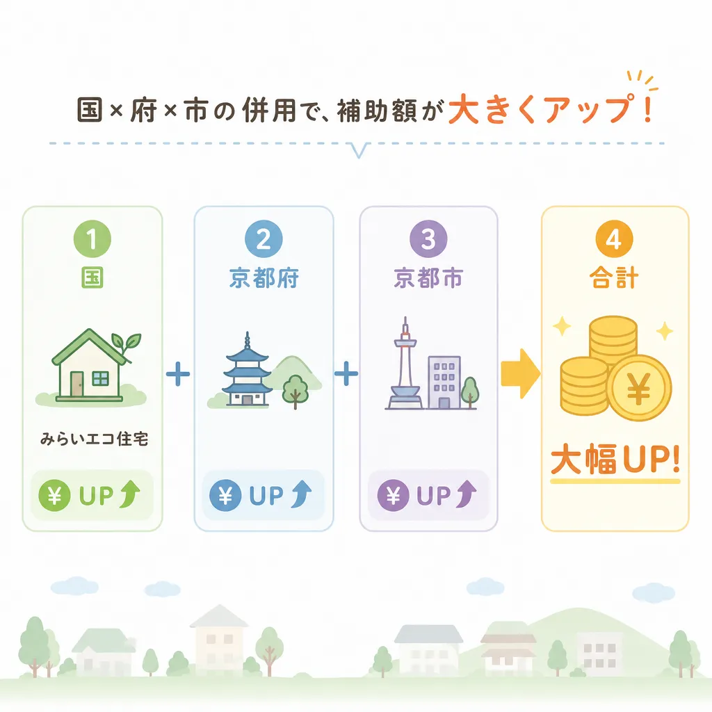 京都 国×府×市の併用構造