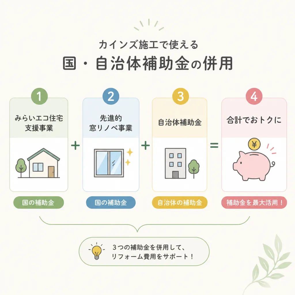 カインズで使える補助金活用パターン