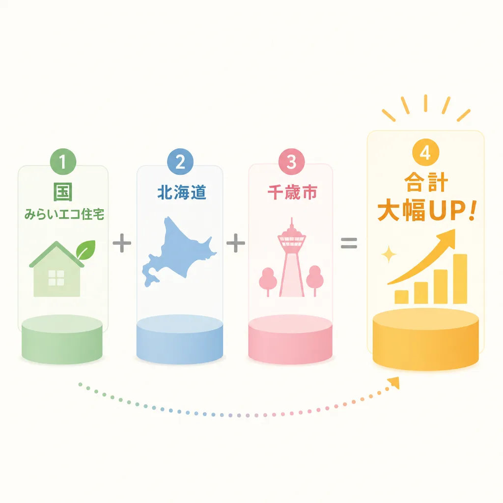 千歳市 国×道×市の併用構造