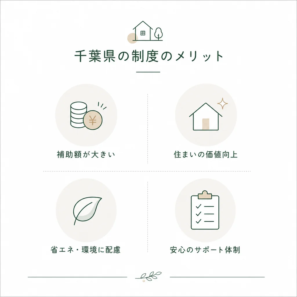 長生村 補助金併用イメージ