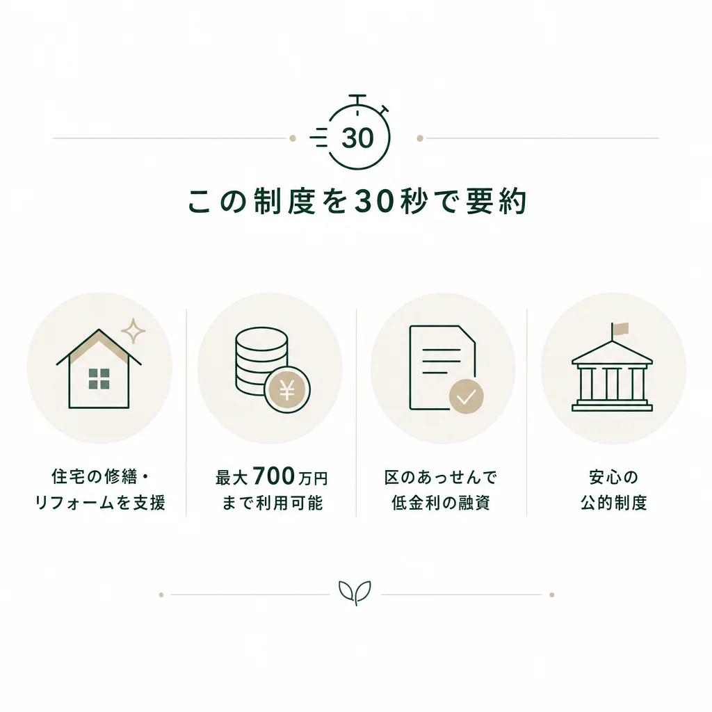 この制度を30秒で要約 — 💡ポイント解説