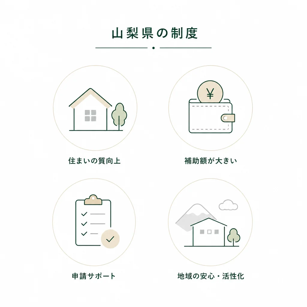 笛吹市 補助金併用イメージ