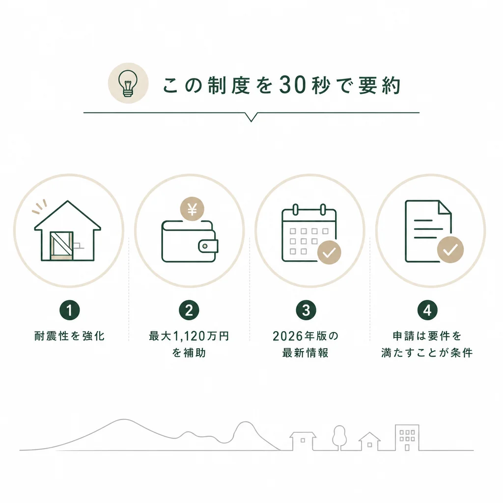 この制度を30秒で要約 — 💡ポイント解説