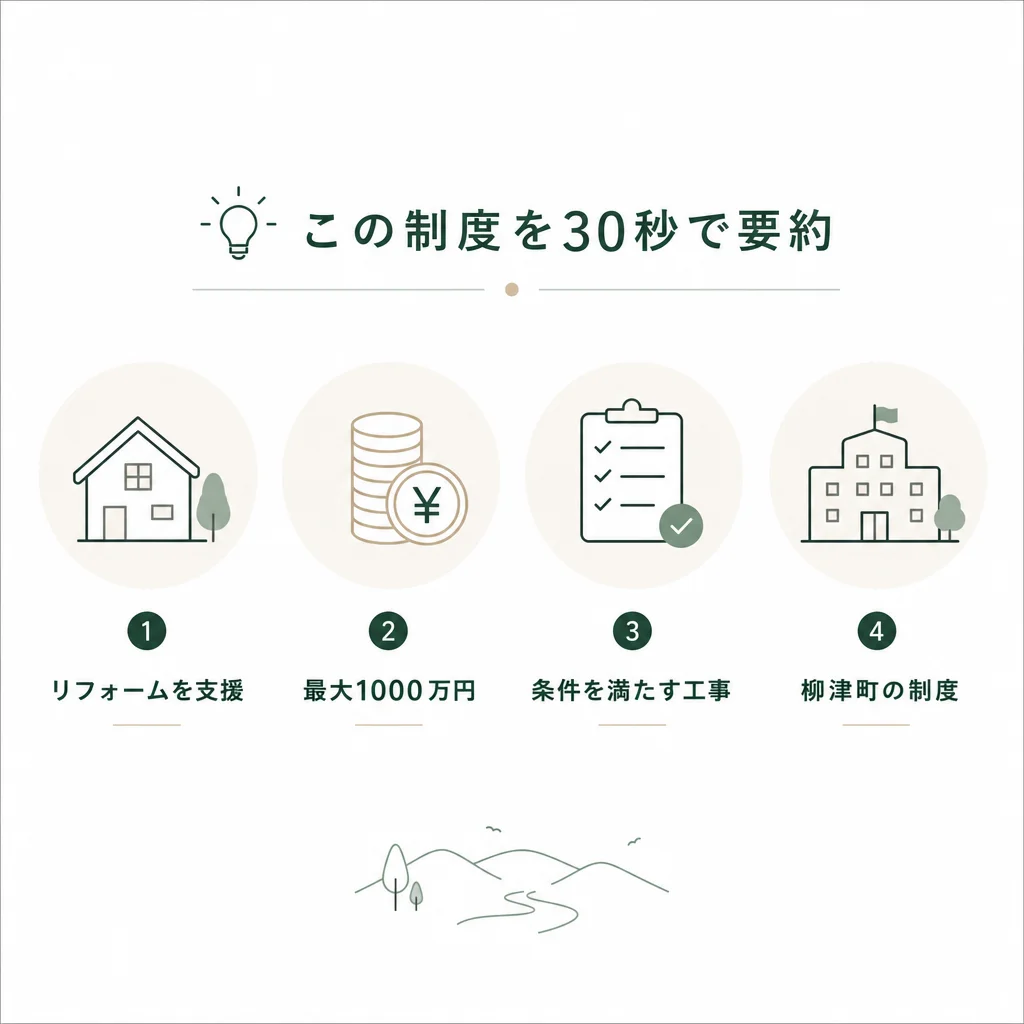 この制度を30秒で要約 — 💡ポイント解説