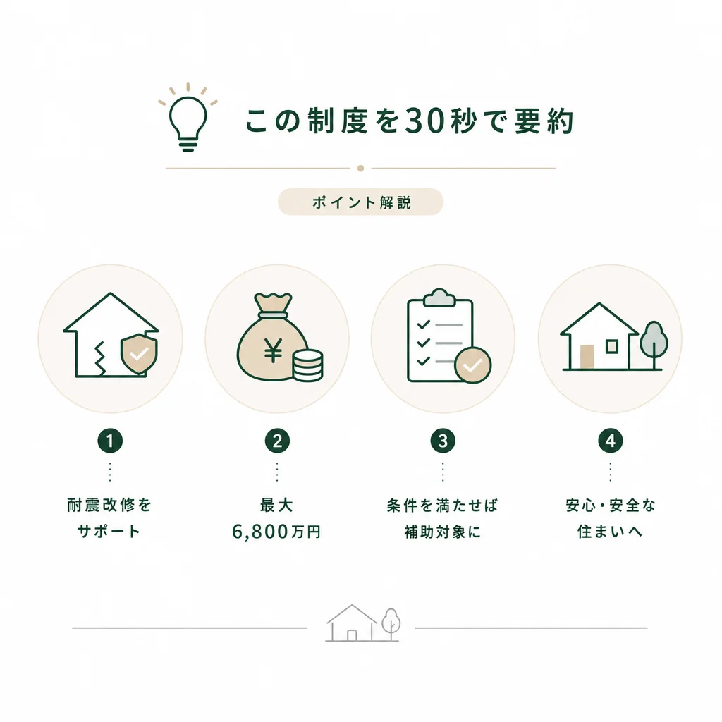 この制度を30秒で要約 — 💡ポイント解説