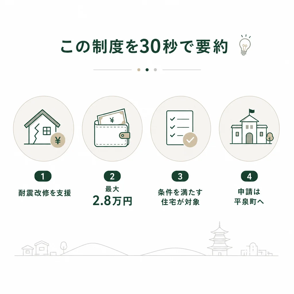 この制度を30秒で要約 — 💡ポイント解説
