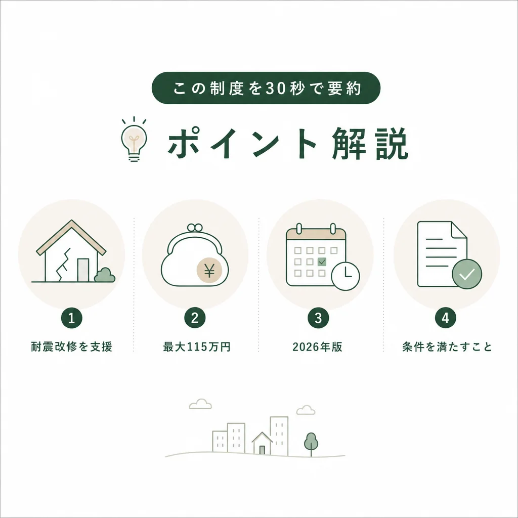 この制度を30秒で要約 — 💡ポイント解説