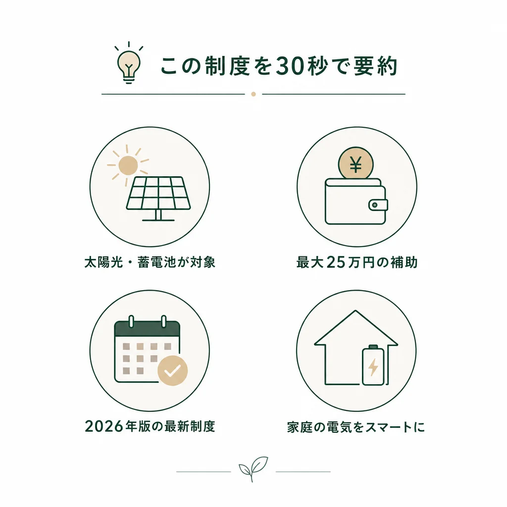 この制度を30秒で要約 — 💡ポイント解説