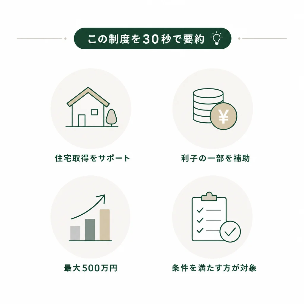 この制度を30秒で要約 — 💡ポイント解説