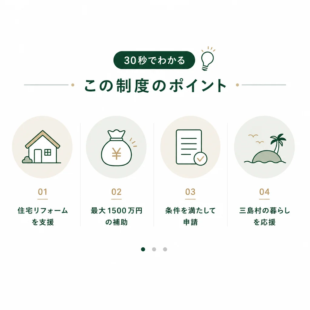 この制度を30秒で要約 — 💡ポイント解説