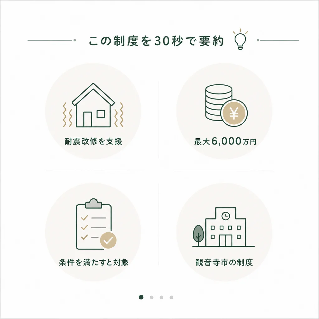 この制度を30秒で要約 — 💡ポイント解説