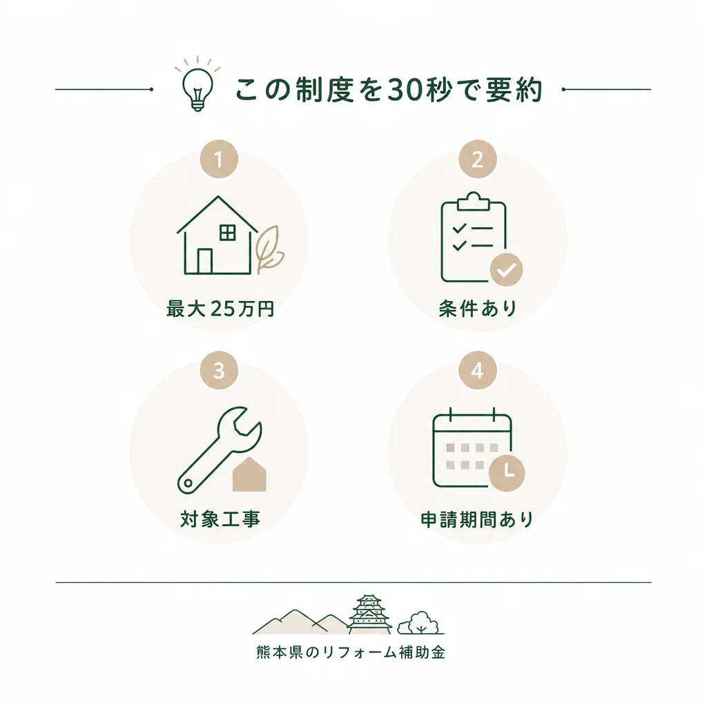 この制度を30秒で要約 — 💡ポイント解説