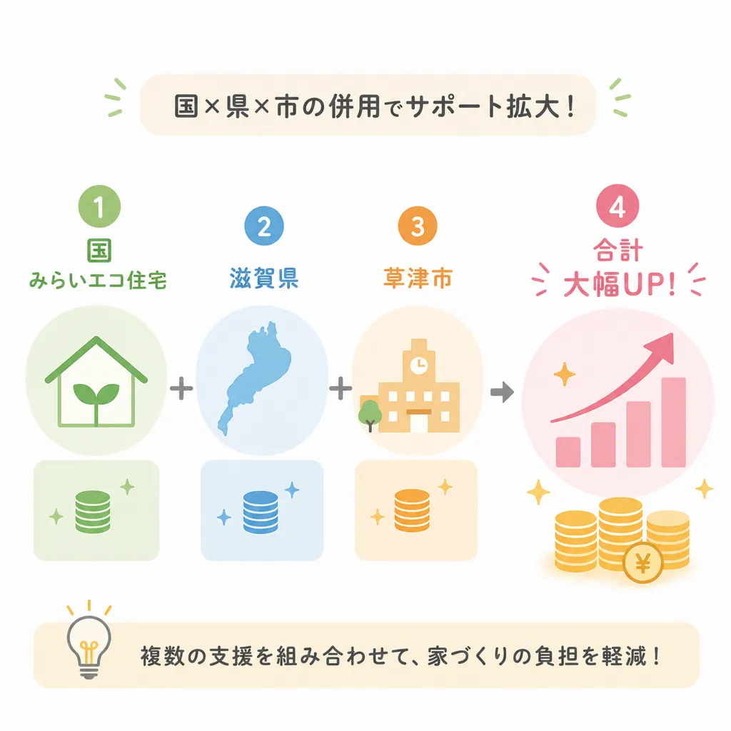 草津市 国×県×市の併用構造