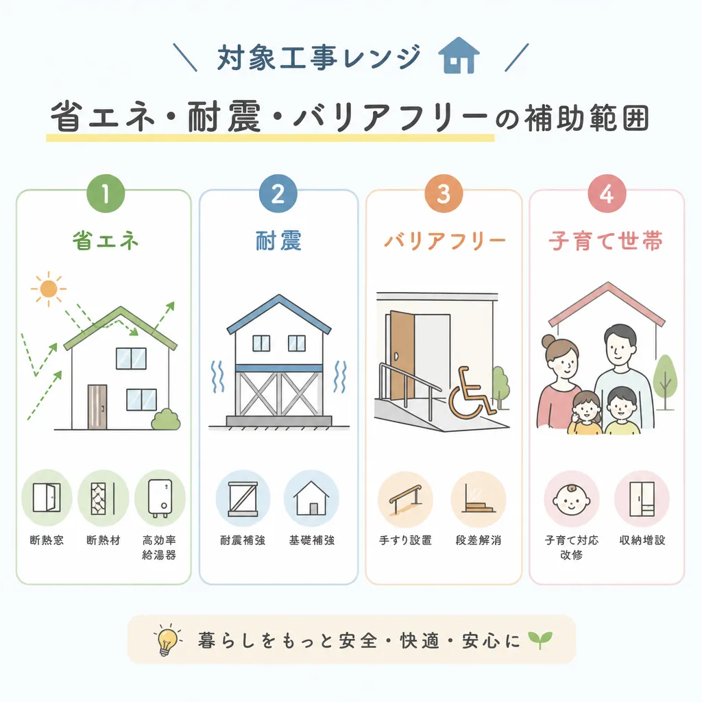 草津市 リフォーム対象工事レンジ