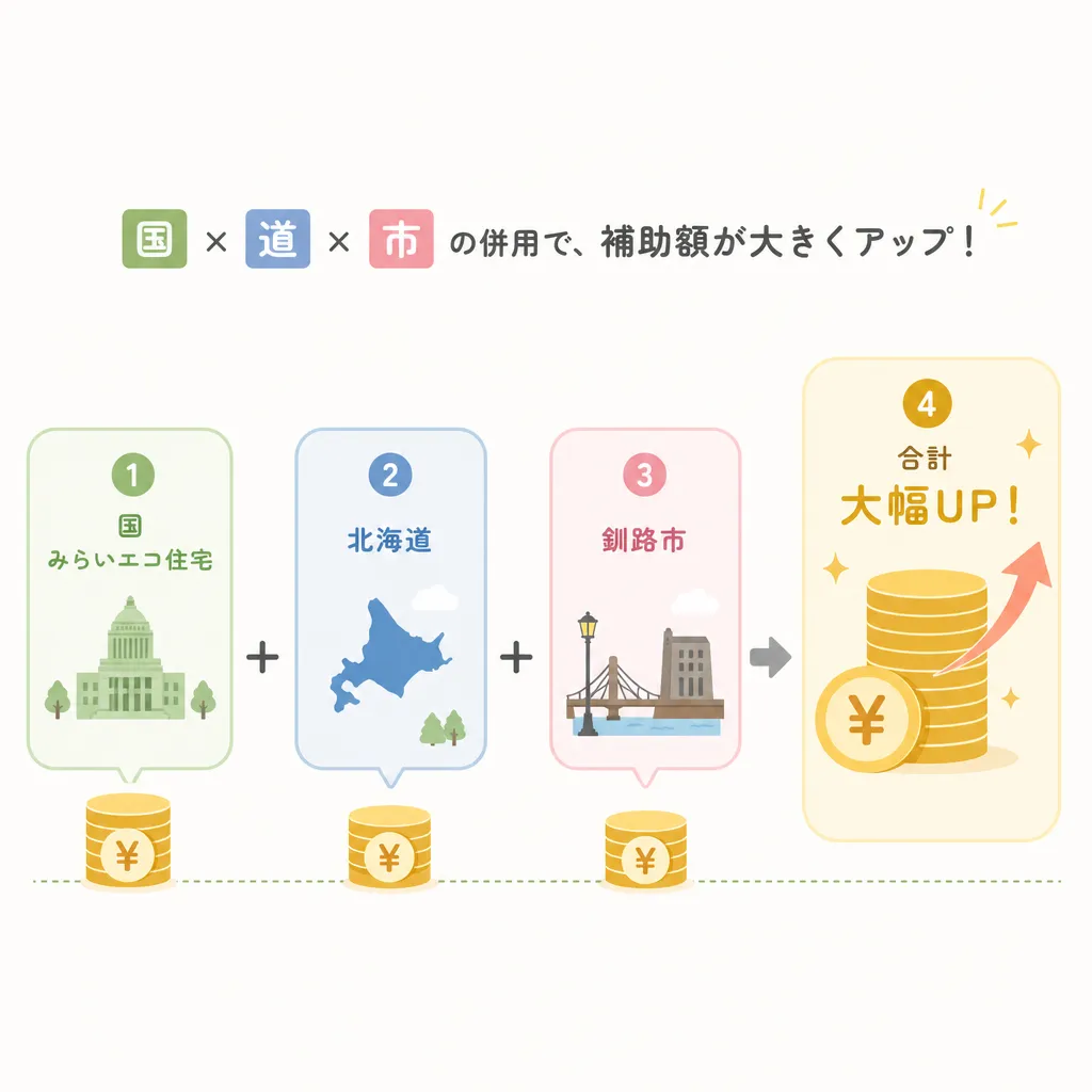 釧路市 国×道×市の併用構造