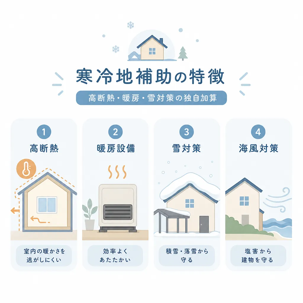 釧路市 寒冷地補助の特徴