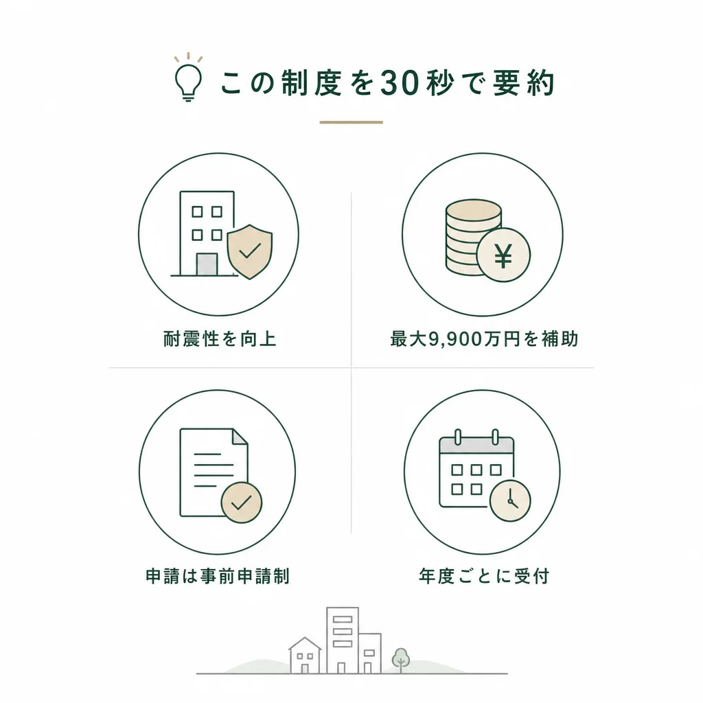 この制度を30秒で要約 — 💡ポイント解説